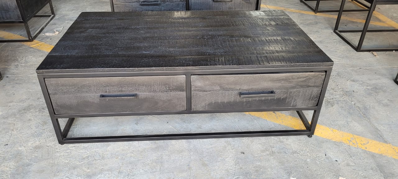 Salontafel Ronald zwart- 120cm