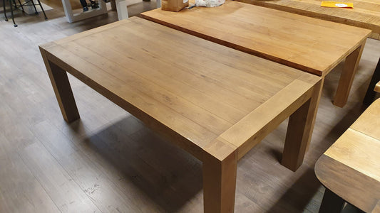 Massief eiken eettafel van 200x100cm