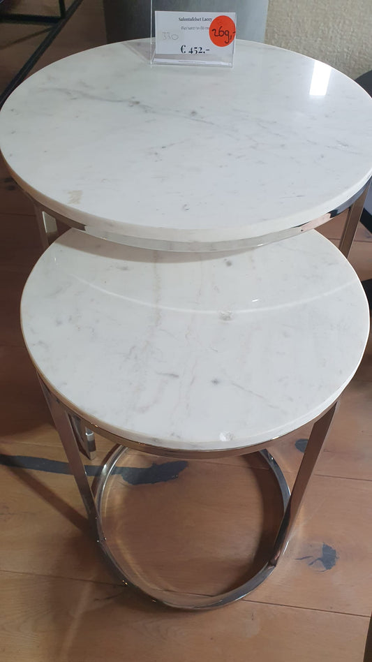 Bijzettafelset van twee Lacy