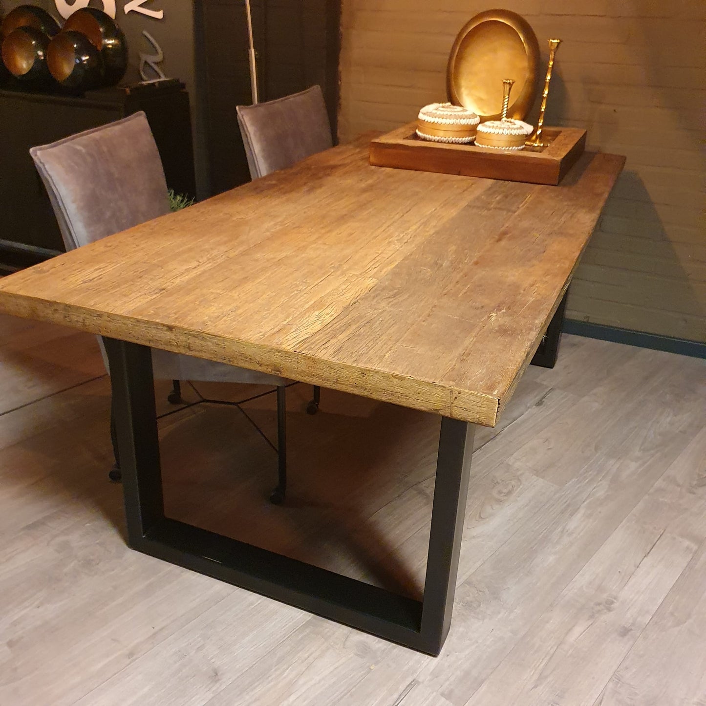 Eettafel Raffles gerecycled hout