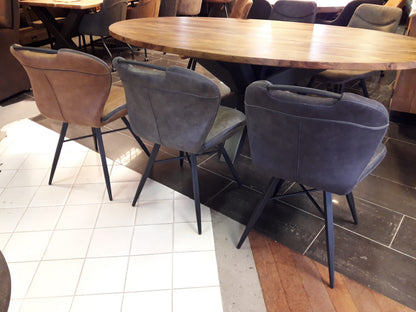 MX Sofa eetkamerstoel Splash in een mooie microvezelstof