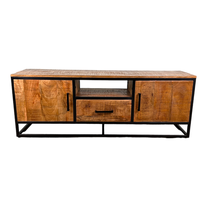 TV-meubel Ronald - mangohout - 55x150x40cm