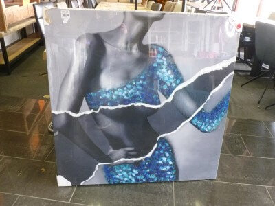 Schilderijen van 100 bij 100cm, divers